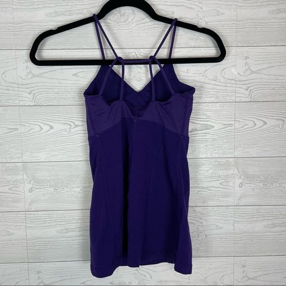Lululemon Purple Strappy Tank Top Size 4 - Picture 4 of 5